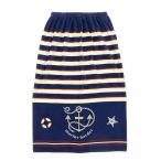  круг . Marushin maki Makita oru наматывать полотенце 80cm длина солнечный Heart темно-синий морской окантовка полотенце на липучке плавание мелкие вещи плавание . надеты изменение полотенце 440744M