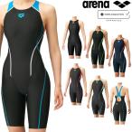 ショッピング水着 レディース 競泳水着 レディース アリーナ fina承認 ARENA スパッツ 着やストラップ AQUA STRIPE-D ARN-2050W