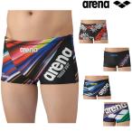 アリーナ ARENA 競泳水着 練習用水着 メンズ トレーニングスパッツ ショートレッグ タフスーツ タフスキンT2E 競泳練習水着 2025年秋冬モデル AS5FWM17M