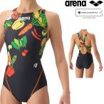 アリーナ ARENA 競泳水着 レディース WA承認 レーシングワンピース オープンバック AQUA RACING ECO AQUA STRIPE Fresh Dip 2026年秋冬モデル AS6FRCF2L