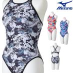 ミズノ MIZUNO 競泳水着 レディース 練習用 ミディアムカット EXER SUITS U-Fit AYA COLLECTION 寺川綾 競泳練習水着 2022年秋冬モデル N2MA2773