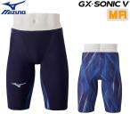 ショッピング水着 メンズ ミズノ 競泳水着 メンズ GX SONIC5 MR マルチレーサー オーロラ×ブルー ハーフスパッツ MIZUNO 高速水着 N2MB0002