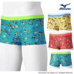 競泳水着 メンズ 練習用 ミズノ MIZUNO エクサースーツ ショートスパッツ ミニオンズ MINIONS 2024年秋冬追加企画モデル N2MBB595