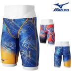 ショッピング水着 メンズ ミズノ MIZUNO 競泳水着 練習用水着 メンズ エクサースーツ ハーフスパッツ U-Fit 競泳練習水着 2025年秋冬モデル N2MBC573