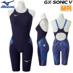  Mizuno .. купальный костюм женский GX SONIC5 MR мульти- Racer Aurora × голубой половина костюм MIZUNO высокая скорость купальный костюм женский N2MG0202