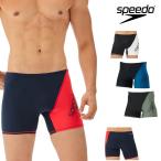 スピード SPEEDO 競泳水着 メンズ 練習用 パネルフリージリーターンズハーフボックス ENDURANCE ECO 競泳練習水着 ST52303