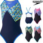 競泳水着 レディース 練習用 speedo スピード リニアグラディエンツターンズスーツ ENDURANCE ECO 競泳練習水着 STW02454
