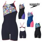 SPEEDO 競泳水着 練習用水着 レディース スパークリングブーンターンズショートニースキン オールインワン ENDURANCE ECO 競泳練習水着