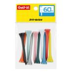 LITE ライト ウッドティー 60 カラー T-217 ゴルフ ラウンド用品 セミロングティー 60mm