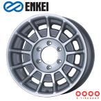 エンケイ バハ 17×8.0J PCD139.7 6H INSET+20 ボア径φ108.5 マシニングシルバー 17インチ ENKEI ALLROAD BAJA オールロード  ホイール 単品 1本