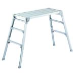 ショッピングアルミ ハセガワ DRSW-1000C アルミ製 脚部伸縮式足場台 (調整高さ65cmから96cm) 長谷川 Hasegawa