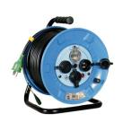 日動　電工ドラム　防雨屋外型　アース漏電しゃ断器付　30M NPW-EB33　ブレーカー付きコードリール