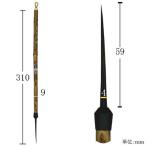 書道筆 作品用 ほう古堂 兎の口髭 (大) 毛筆「メール便対応可」(600277) 毛筆 珍品 特殊 書写筆 習字