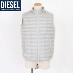 ショッピングdiesel ディーゼル（DIESEL）メンズ 訳あり ベスト グレー系 　パイピング切替無地中綿ベストジャケット （サイズ/48）*am0001
