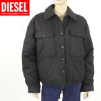ディーゼル(DIESEL)レディース 訳あり ジャケット ブラック系 中綿入り 袖にロゴ刺繍 イタリア製 (サイズ/S/M/L/XL)*bl0079
