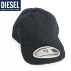 ディーゼル(DIESEL)レディース 訳あり キャップ ブラック系 ヴィンテージ加工Dメタルモチーフ付き (サイズ/2)*dm3016