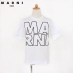 マルニ(MARNI KID)キッズ 訳あり Tシャツ ホワイト系 ラバーロゴプリント (サイズ/6Y)*ed0011