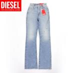 ディーゼル(DIESEL)レディース 訳あり ブーツカットジーンズ ブルー系 D-ESCRIPTION BOOTCUT LEG ダメージ加工 イタリア製 (サイズ/23)*el1013