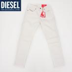 ディーゼル(DIESEL)メンズ 訳あり ハーフパンツ デニム ホワイト系 2019D-STRUKT SLIM LEGロゴ刺繍ポイント (サイズ/26)*em1001