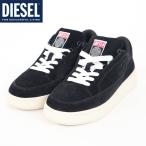 ディーゼル(DIESEL)メンズ 訳あり スニーカー ブラック系 ※左右サイズ違い品 スウェードタイプ (サイズ/41)*em2008