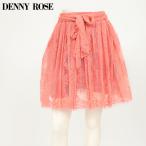 デニーローズ（DENNY ROSE）レディース ひざ丈スカート オレンジ系 　チュールスカート イタリア製 （サイズ/40）*uw0180