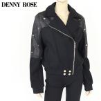 デニーローズ（DENNY ROSE）レディース ジャケット ブラック系 　スタッズポイントライダースブルゾン （サイズ/40）*wd0001