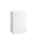 ハイアール 冷凍庫 100L 上開き 1ドア 幅54.5cm 急冷凍 キャスター 直冷式 JF-CW10A-W ホワイト系 2025年