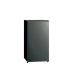 AQUA 冷蔵庫 90L 右開き 1ドア 幅45.2cm 3段ドアラック 静音設計 省エネ AQR-9A(DS) シルバー系