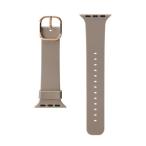 PGA PG-AW41SC03BE Apple Watch 41／40／38mm用 シリコンバンド ベージュ