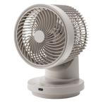 【推奨品】スリーアップ CF-T2504 大風量3DスイングDCサーキュレーター360 左右自動首振り 適用畳数30畳 全分解 グレージュ