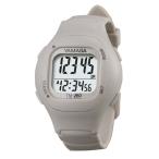 山佐時計 TM-260GR ウォッチ万歩計 腕時計型 腕の振りで歩数をカウント 3D加速度センサー搭載 グレージュ