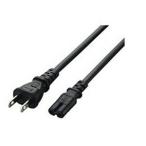 エレコム T-PCM220S ACアダプタ用ACケーブル(2P) 2.0m