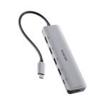 エレコム DST-M060BPSV USB-C ドッキングステーション 85W PD充電 4K HDMI×2 最大3画面 Mac Windows等対応 シルバー