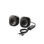  Elecom MS-P08U2BK персональный компьютер для 2.0ch динамик проводной USB-A подача тока усилитель встроенный черный 