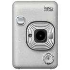 富士フイルム INSMINIHM1STONEWHITE ハイブリッドインスタントカメラ instax mini LiPlay 「チェキ」 ストーンホワイト