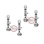 YAMAHAパーツ　歯付ワッシャー（1個）SBG1000/SBG2000/SG1000/SG2000/SG3000に使用可能
