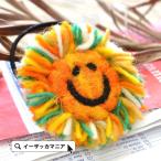 ヘアゴム レディース キッズ ヘアアクセサリー スマイル 子供 ヘアーゴム ヘアアクセ 大きめ にこちゃん プレゼント ギフト