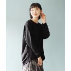 スウェット レディース 夏 夏服 大きいサイズ ゆったり 綿 無地 バック異素材切り替え スウェットプルオーバー