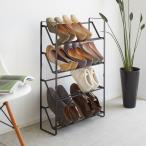 シューズラック スリム おしゃれ 省 スペース 下駄箱 収納 靴 収納ラック スリムシューズラック フレーム 4段 ホワイト 02391 アイデア 便利 ラッ...