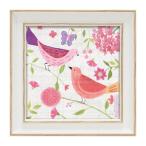 ファリダ・ザマン アートパネル（鳥と花）