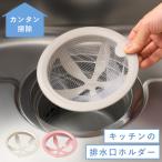 排水口 ゴミ受け ネットホルダー シンク キッチン 排水口蓋 排水口ふた 排水口フタ 排水口カバー 台所 水垢防止 水あか ヌメリ ぬめり 浅型 掃除 排水口ネット
