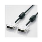 ELECOM Elecom DVI одиночный ссылка кабель 1.0m/DVI-D24pin мужской -DVI-D24pin мужской черный CAC-DVSL10BK(2209797)