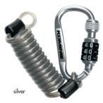 LK-115 CARABINER WIRE LOCK SILVER 09-115/SL(2280554)