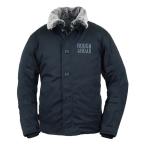 ROUGH&ROAD ラフアンドロード バイク用 N-1RボアウインタージャケットFP ブラック/LLサイズ RR7691BK4(2491192)