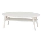  Hagi . - gi - la поломка ножек стол эллипс новый жизнь простой белый woshu ширина 90× глубина 50× высота 32cm MT-6927WS(2519179)