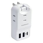 Kashimura Kashimura 3AC3USB 2A+C PD20W двусторонний автоматика идентификация белый AC-035(2544059)
