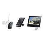 ショッピングモニター キャロットシステムズ ソーラーバッテリー無線カメラ＆モニターセット CAR-101(2565760)