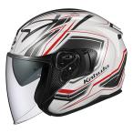 OGK オージーケー ジェットヘルメット エクシード クロー パールホワイト Mサイズ EXCL02PWM(2468735)
