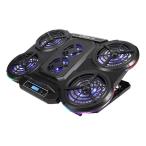 Owltech オウルテック ゲーミングノートPCクーラー EXTREME COOL ファン6基搭載/RGBイルミネーション対応 OWL-GNC-RGB2(2615454)