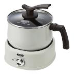 LADONNA( Rodan na) Toffy 2WAY электрический мульти- pot 1000W/ прямой огонь соответствует / стекло крышка имеется / пепел белый K-HP4-AW(2648442)